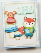 Poppy Stamps Stanzschablone - 2751 Scalloped Pinpoint Frames