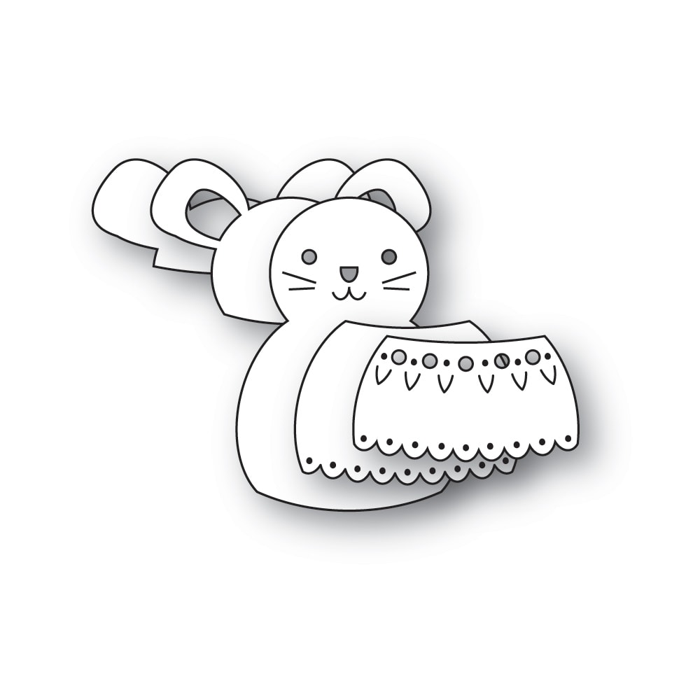 Poppy Stamps Stanzschablone - 2743 Nordic Merry Mouse