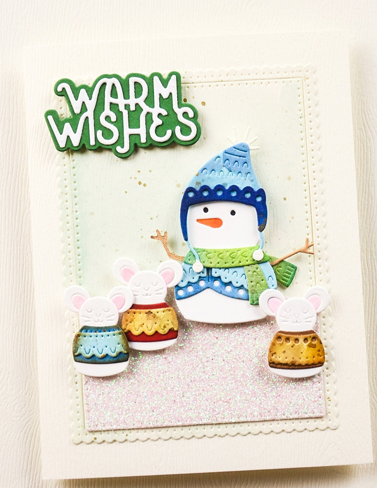 Poppy Stamps Stanzschablone - 2744 Nordic Tiny Mouse