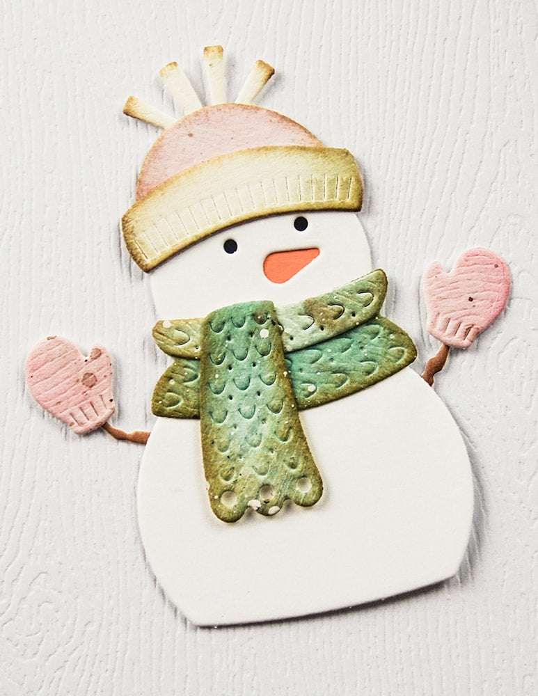 Poppy Stamps Stanzschablone - 2745 Nordic Bundled Snowman