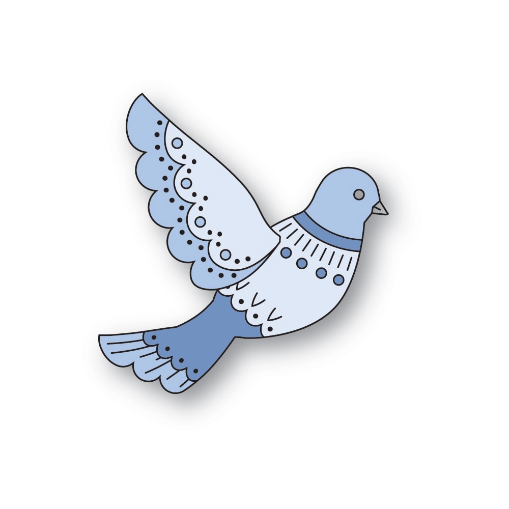 Poppy Stamps Stanzschablone - 2747 Nordic Serene Dove