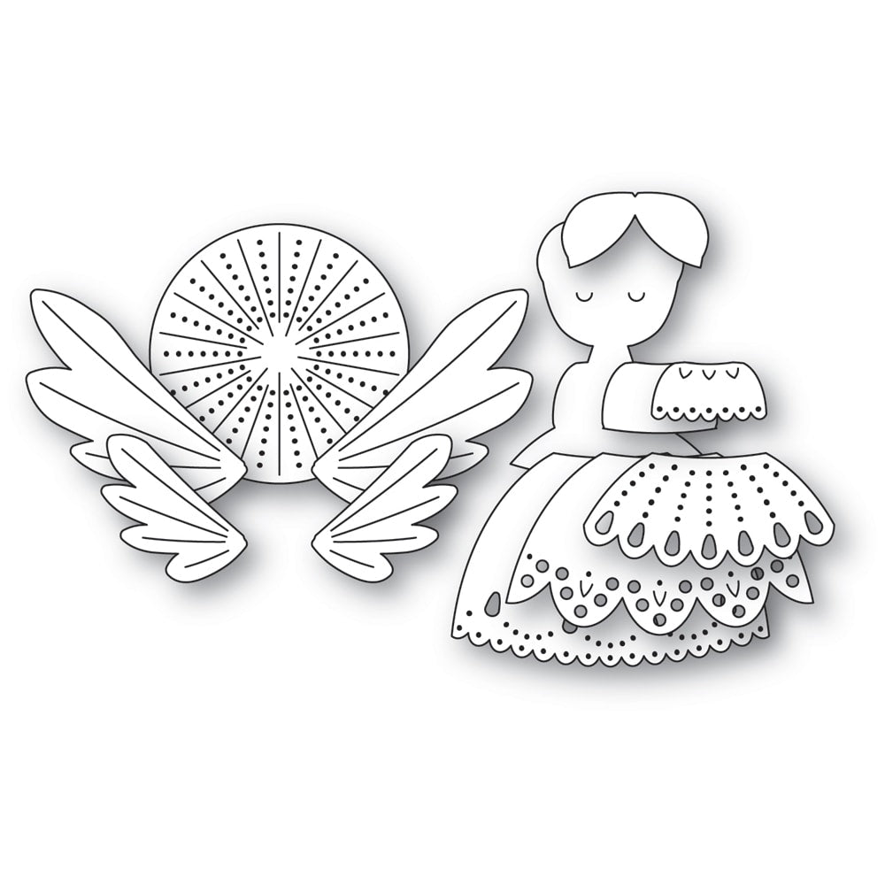 Poppy Stamps Stanzschablone - 2748 Nordic Sweet Angel
