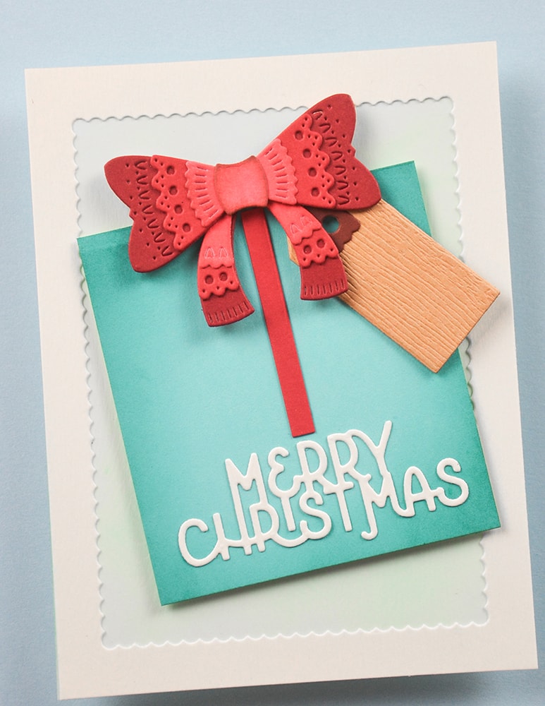 Poppy Stamps Stanzschablone - 2741 Merry Christmas Cheerful Script