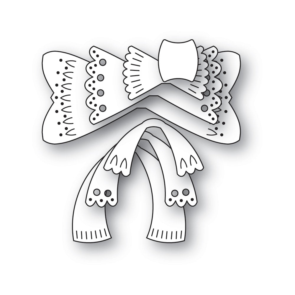 Poppy Stamps Stanzschablone - 2752 Nordic Bow