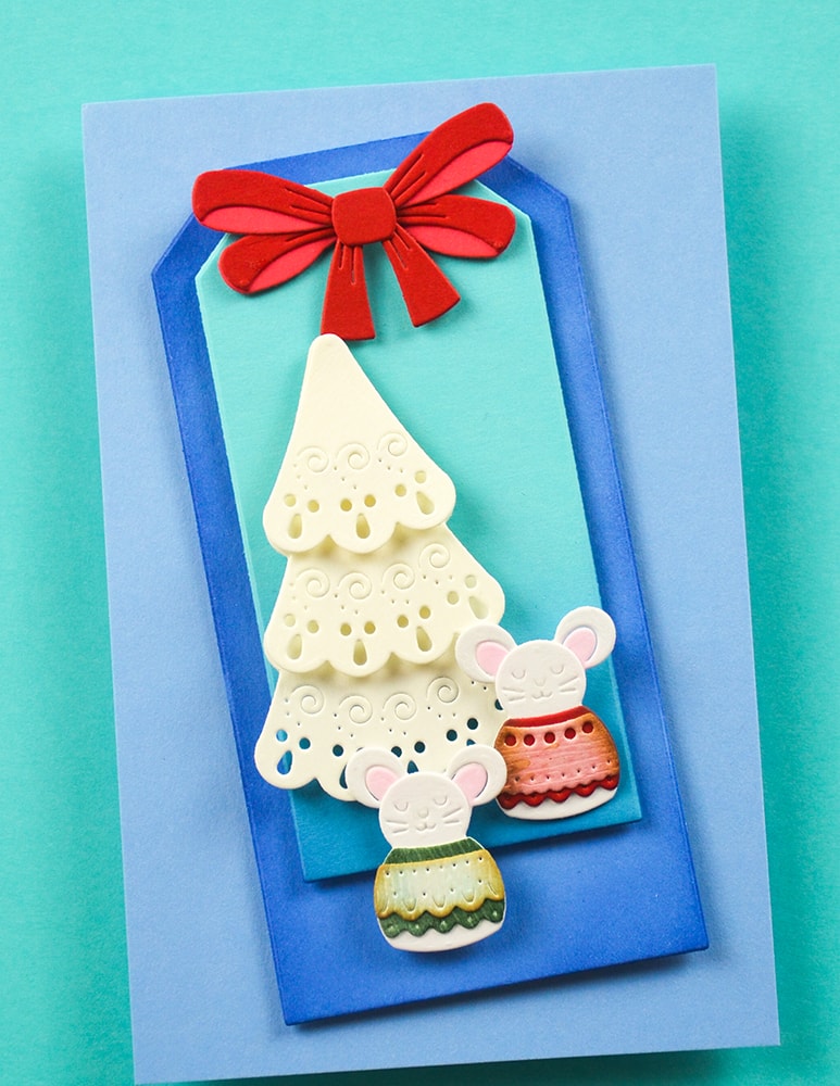 Poppy Stamps Stanzschablone - 2753 Cute Bow