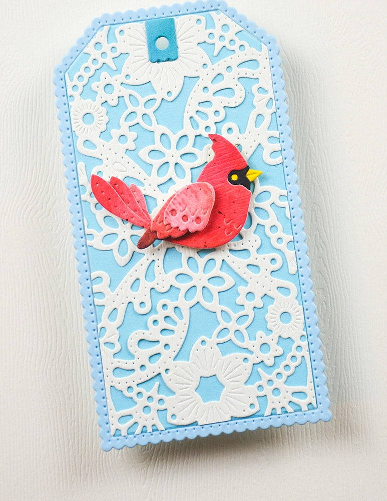 Poppy Stamps Stanzschablone - 2754 Nordic Resting Cardinal