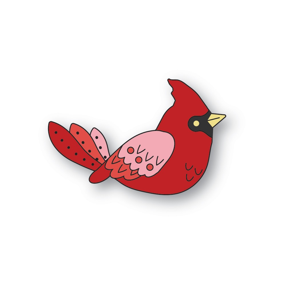 Poppy Stamps Stanzschablone - 2754 Nordic Resting Cardinal