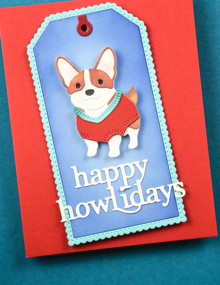 Poppy Stamps Stanzschablone - 2756 Happy Corgi