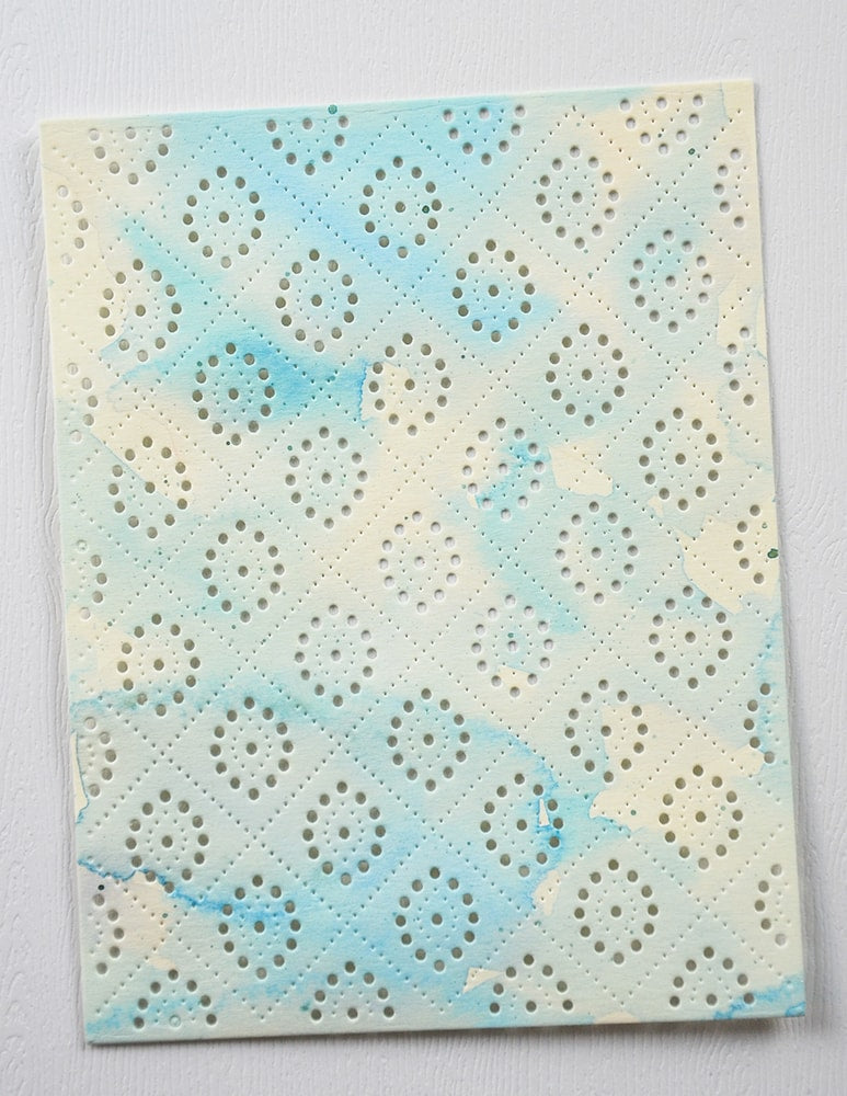 Poppy Stamps Stanzschablone - 2757 Diamond Oval Pinpoint Background