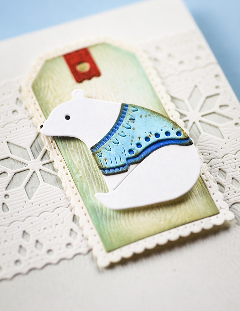 Poppy Stamps Stanzschablone - 2758 Nordic Sitting Bear