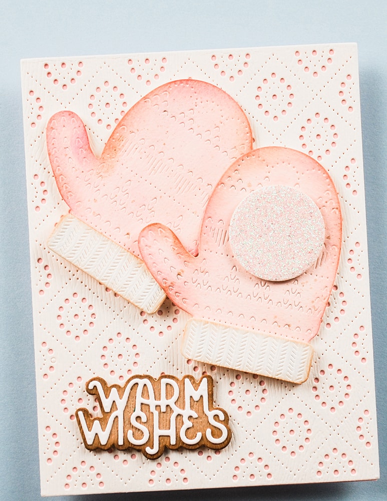 Poppy Stamps Stanzschablone - 2757 Diamond Oval Pinpoint Background