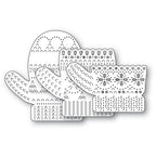 Poppy Stamps Stanzschablone - 2761 Nordic Large Mitten