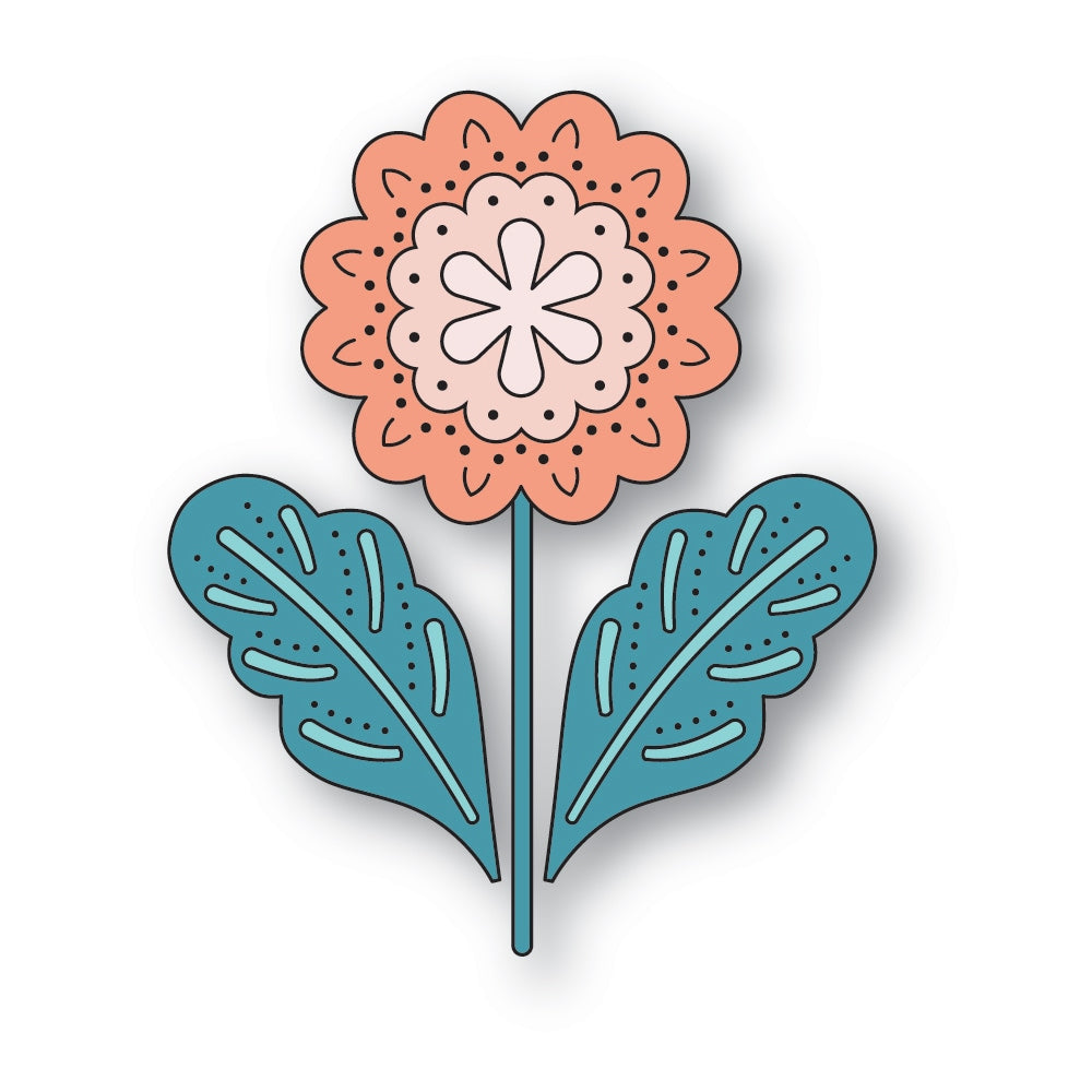 Poppy Stamps Stanzschablone - 2763 Nordic Luminelle Flower
