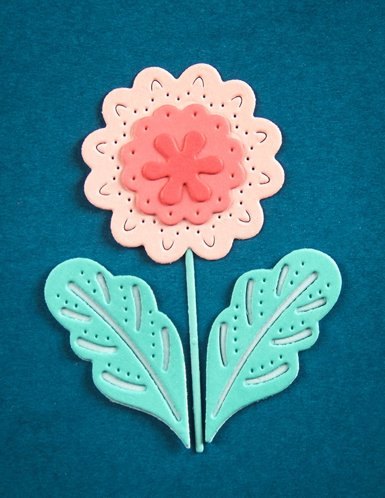 Poppy Stamps Stanzschablone - 2763 Nordic Luminelle Flower