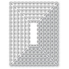 Poppy Stamps Stanzschablone - 2764 Fine Eyelet Frames