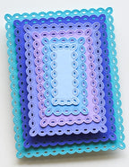 Poppy Stamps Stanzschablone - 2764 Fine Eyelet Frames
