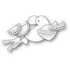 Poppy Stamps Stanzschablone - 2765 Nordic Nestled Bird