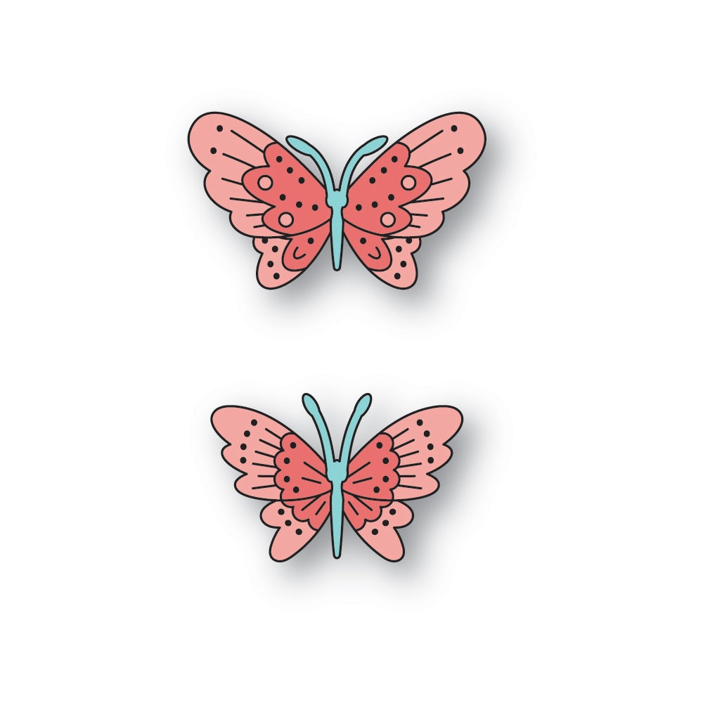 Poppy Stamps Stanzschablone - 2767 Nordic Cheery Butterflies
