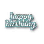 Poppy Stamps Stanzschablone - 2768 Happy Birthday Tender Script
