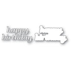 Poppy Stamps Stanzschablone - 2768 Happy Birthday Tender Script