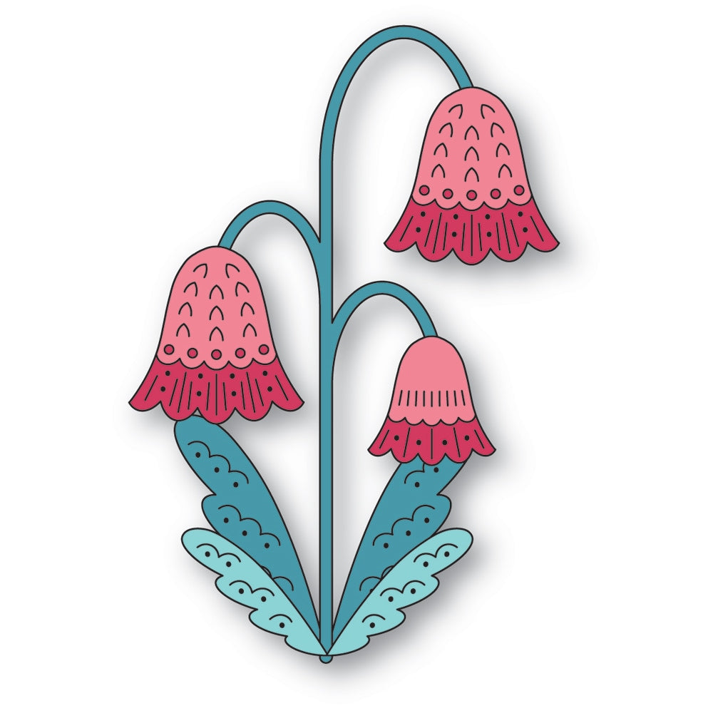 Poppy Stamps Stanzschablone - 2771 Nordic Pendant Flower