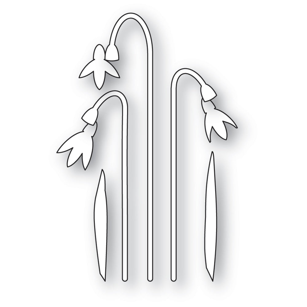 Poppy Stamps Stanzschablone - 2772 Snowbell Flowers