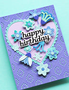 Poppy Stamps Stanzschablone - 2773 Nordic Scatter Flowers
