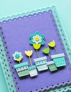 Poppy Stamps Stanzschablone - 2764 Fine Eyelet Frames
