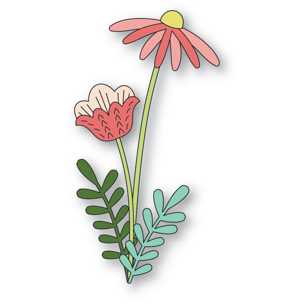 Poppy Stamps Stanzschablone - 2774 Lovely Floral Bundle