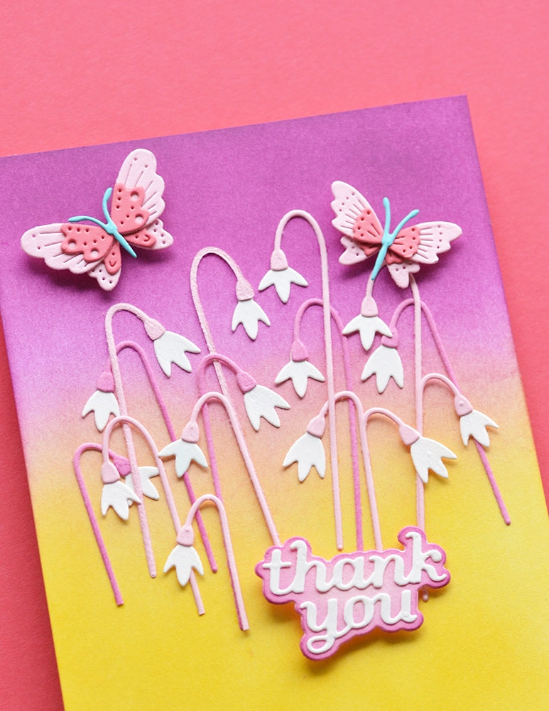 Poppy Stamps Stanzschablone - 2767 Nordic Cheery Butterflies