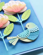 Poppy Stamps Stanzschablone - 2765 Nordic Nestled Bird
