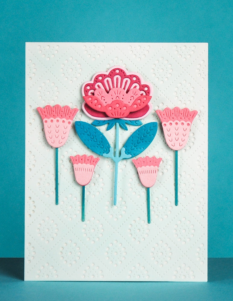 Poppy Stamps Stanzschablone - 2778 Nordic Petalglow Flower