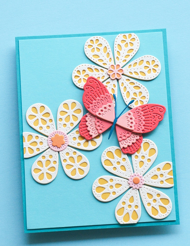 Poppy Stamps Stanzschablone - 2779 Nordic Whisper Butterfly