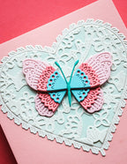 Poppy Stamps Stanzschablone - 2777 Fringed Heart Frames