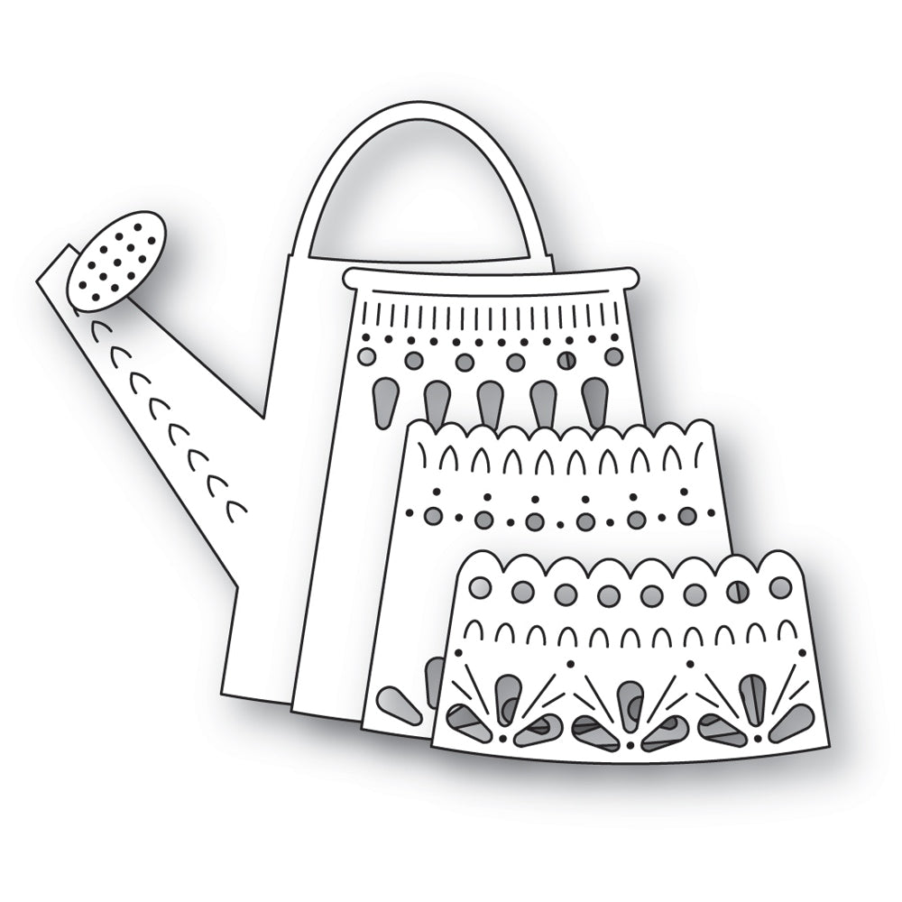 Poppy Stamps Stanzschablone - 2781 Nordic Watering Can
