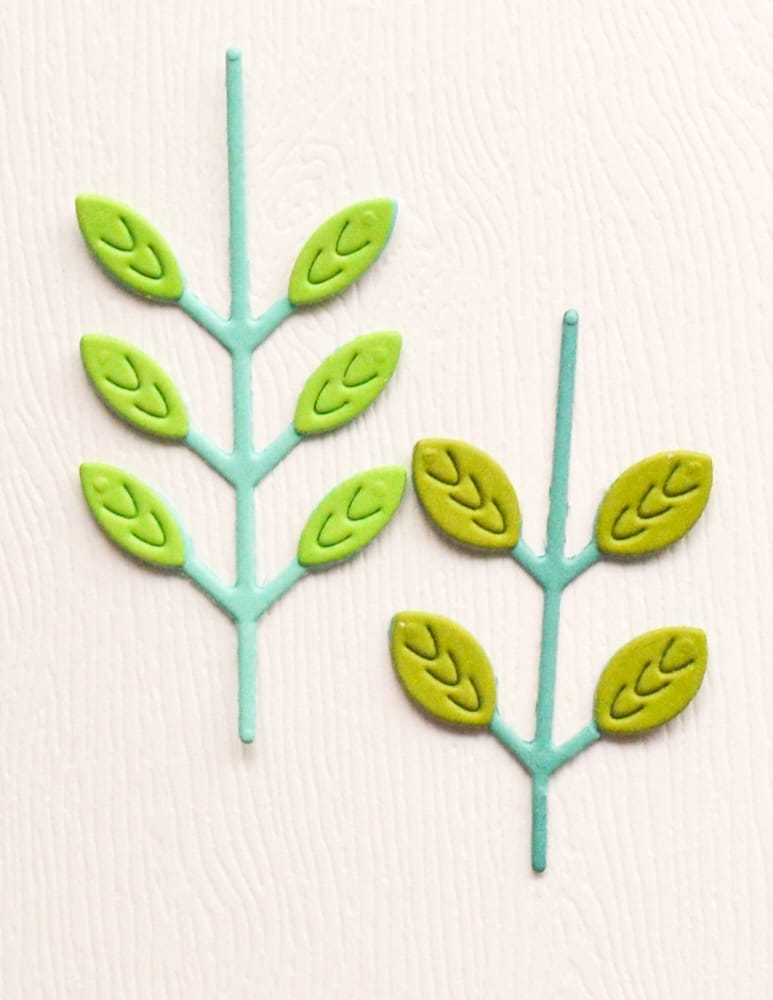 Poppy Stamps Stanzschablone - 2785 Nordic Leafy Stems