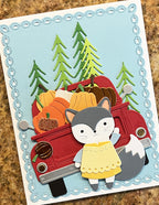 Poppy Stamps Stanzschablone - 2786 Nordic Waving Fox