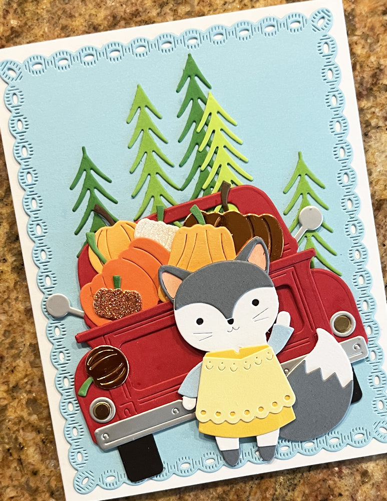 Poppy Stamps Stanzschablone - 2787 Pumpkin Patch
