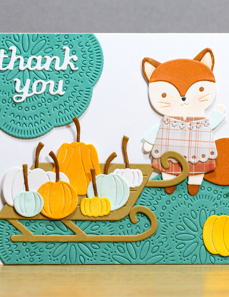 Poppy Stamps Stanzschablone - 2787 Pumpkin Patch