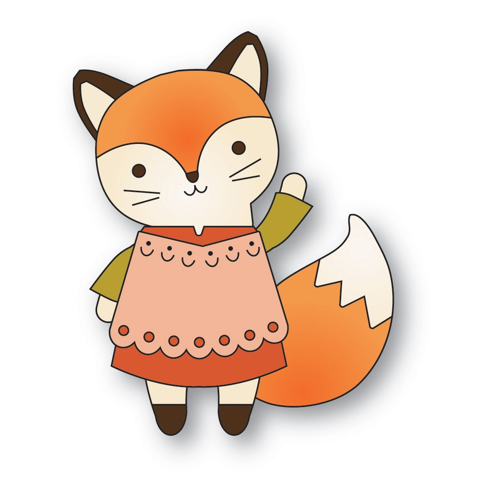 Poppy Stamps Stanzschablone - 2786 Nordic Waving Fox