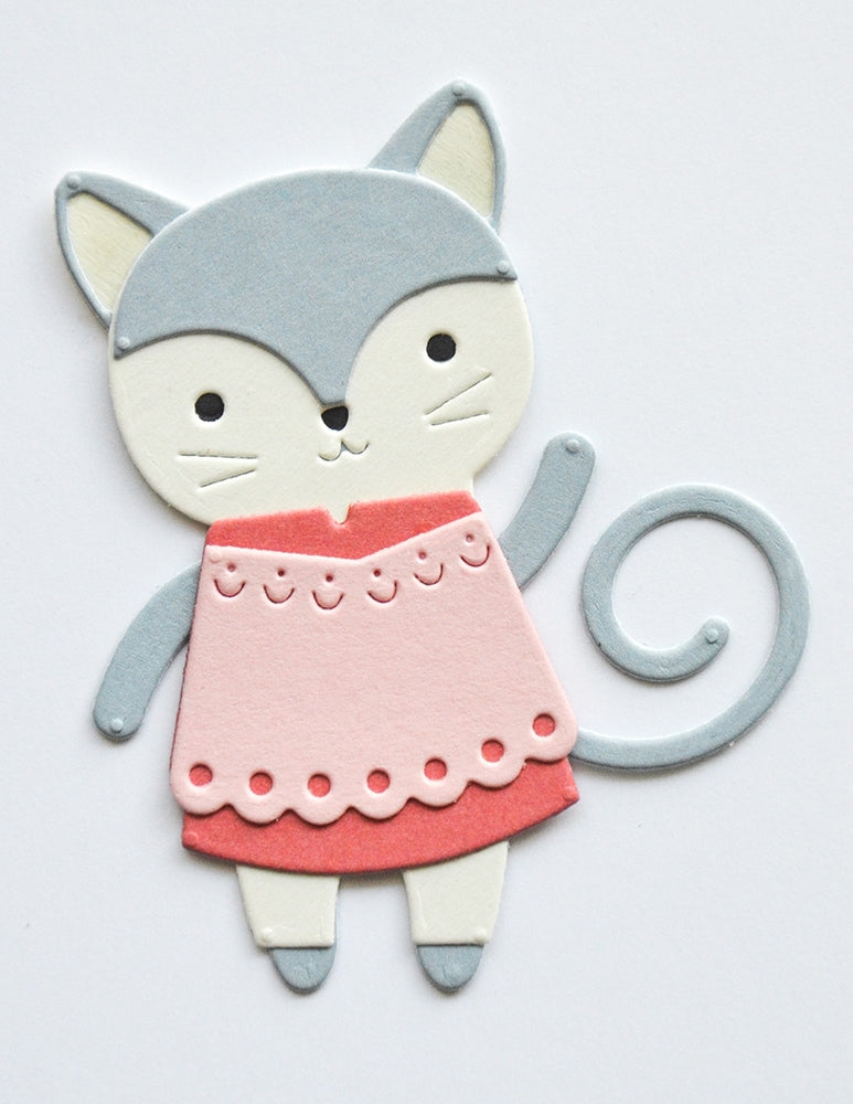 Poppy Stamps Stanzschablone - 2786 Nordic Waving Fox