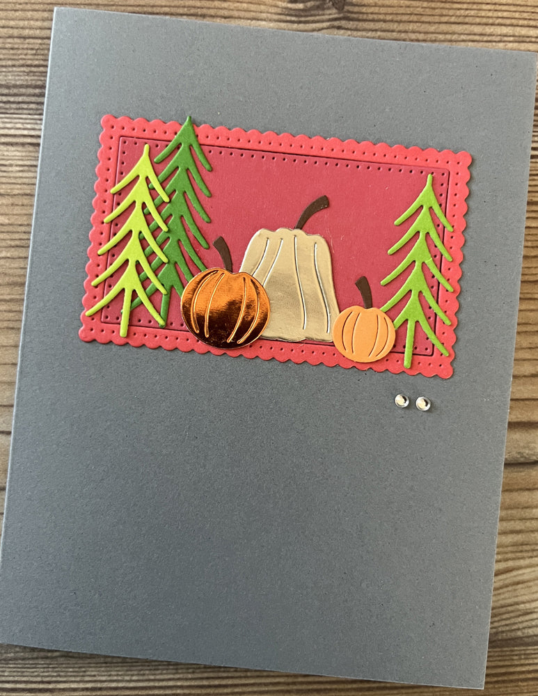 Poppy Stamps Stanzschablone - 2794 Trimmed Trees