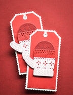 Poppy Stamps Stanzschablone - 2791 Scalloped Framer Tags