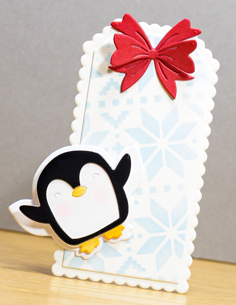 Poppy Stamps Stanzschablone - 2800 Snow Angel Penguin