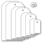 Poppy Stamps Stanzschablone - 2791 Scalloped Framer Tags