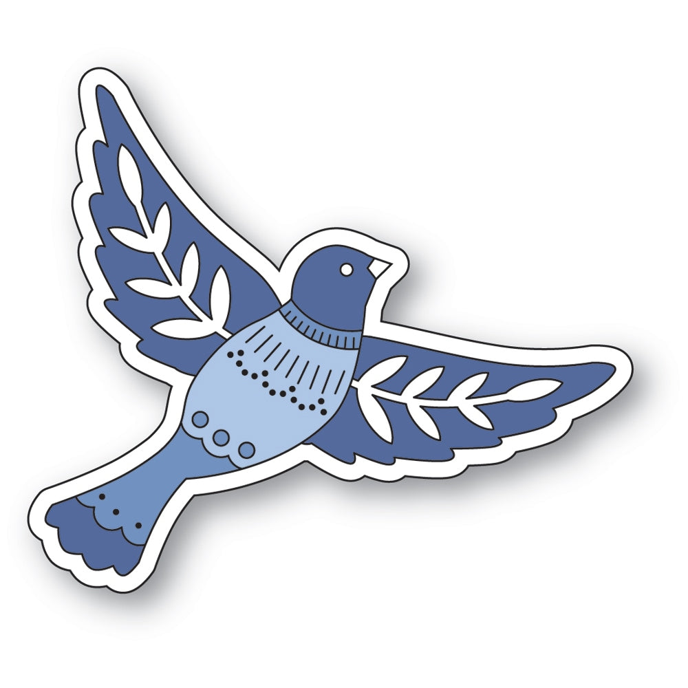Poppy Stamps Stanzschablone - 2792 Nordic Soaring Dove