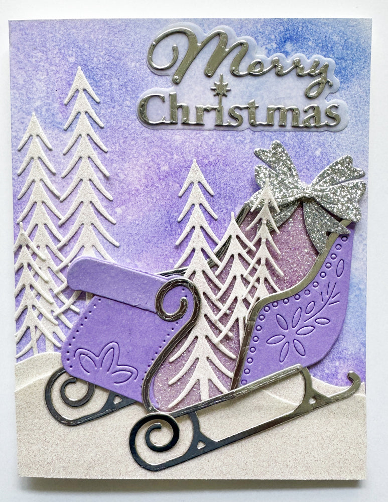 Poppy Stamps Stanzschablone - 2793 Luxury Sleigh