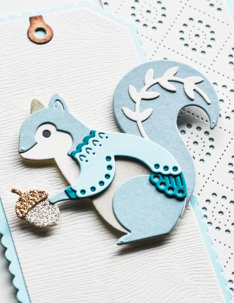 Poppy Stamps Stanzschablone - 2795 Nordic Acorn Squirrel