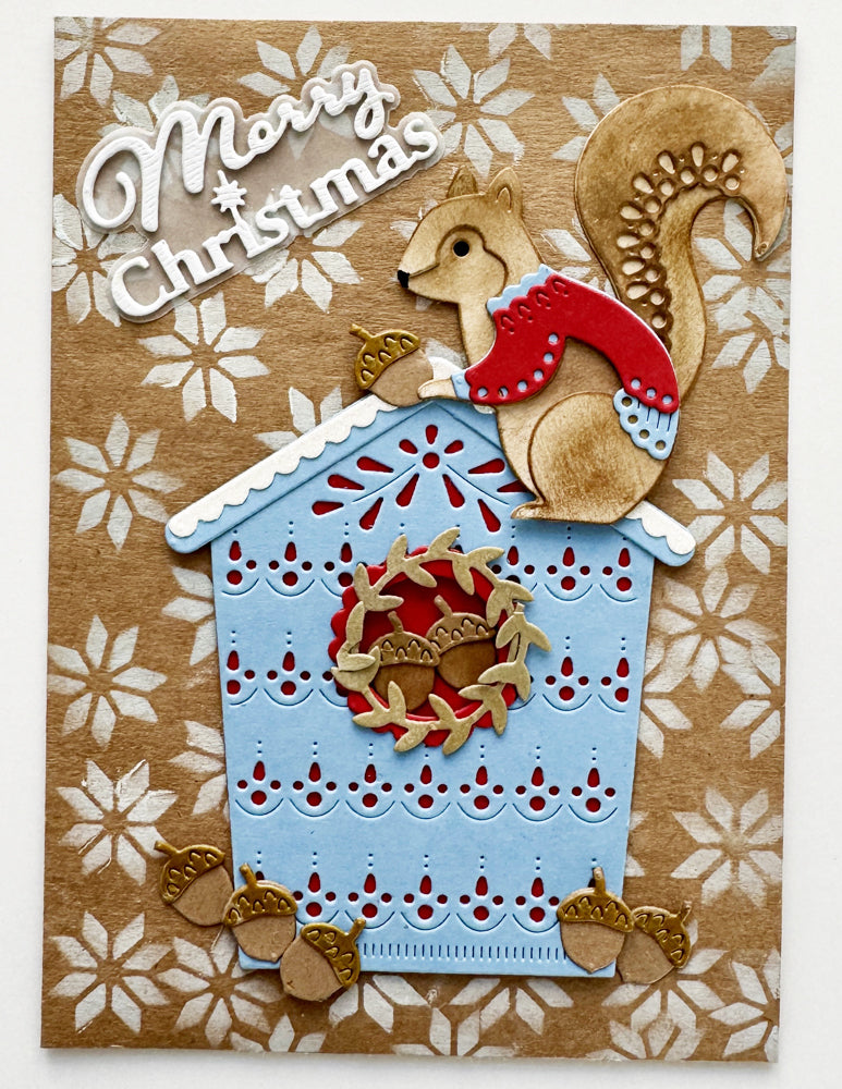 Poppy Stamps Stanzschablone - 2795 Nordic Acorn Squirrel