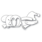 Poppy Stamps Stanzschablone - 2796 Winter Wrap Penguin